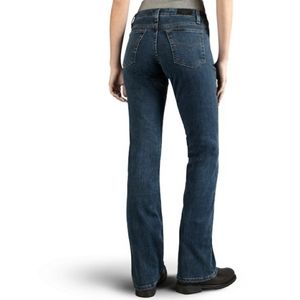 Harley Davidson Bootcut Jeans Women's Size 12 Medium Wash 34 × 31